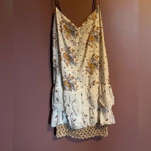 Bohemian Love Birds Slip dress xs